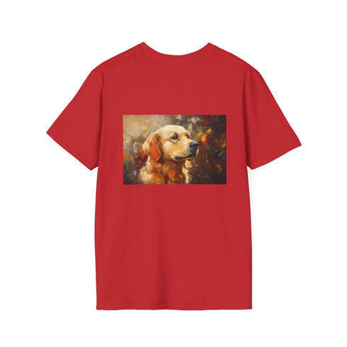 Golden Retriever Artistic Tee: Must-Have!