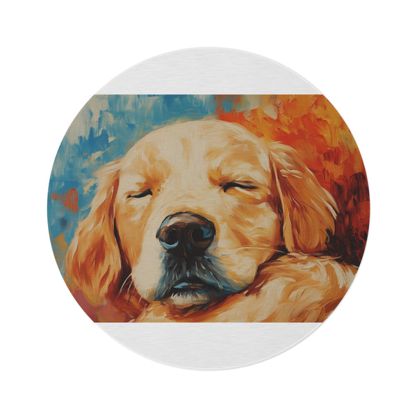 "Golden Retriever Bliss Rug"