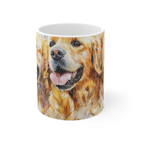 "Golden Retriever Cutie Mug: Pawsome!"