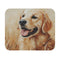 Golden Retriever Dog Painting Mousepad