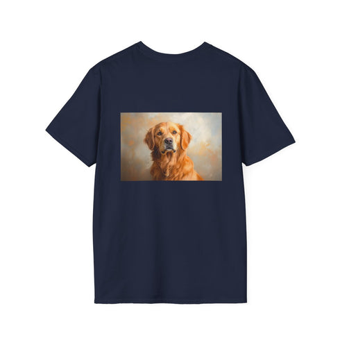 Golden Retriever Masterpiece Tee: Perfect for Dog Lovers!