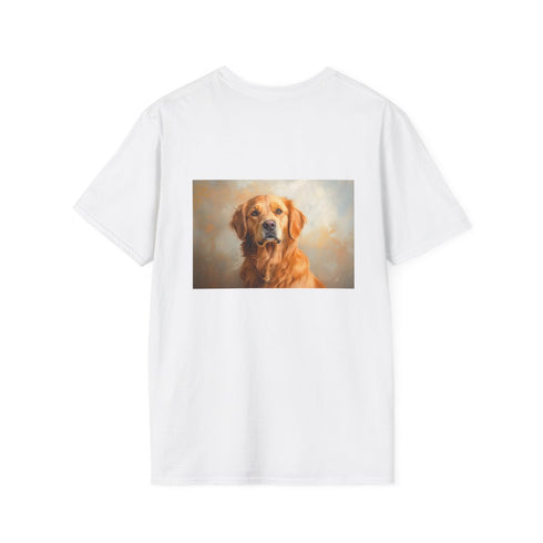 Golden Retriever Masterpiece Tee: Perfect for Dog Lovers!