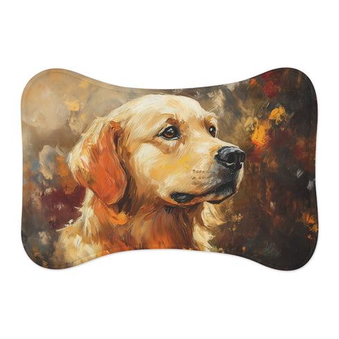 "Golden Retriever Painted Pet Mat"