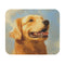 Golden Retriever Painting Mouse Pad