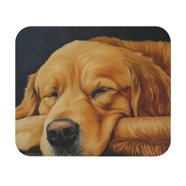 Golden Retriever Portrait Mouse Pad
