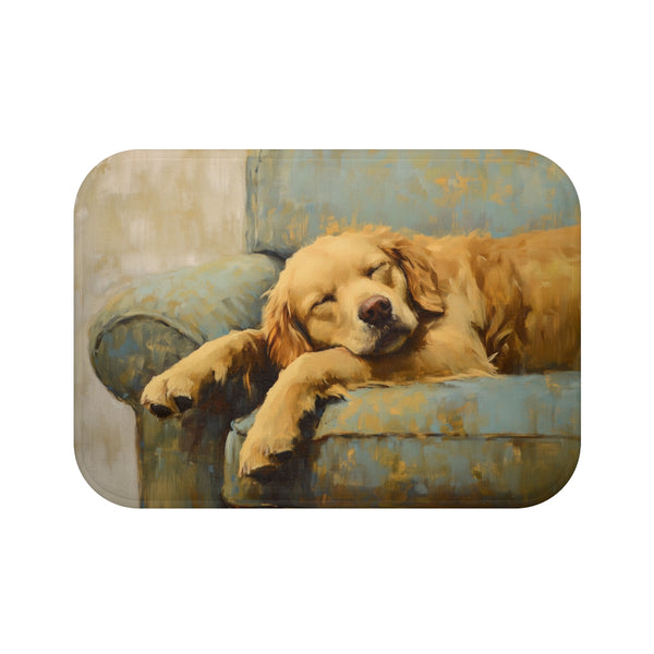 "Golden Retriever Pup Bath Bliss"