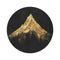 "Golden Snow Mountain Zen Rug"