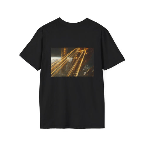 Golden Space Elevator T-shirt Design