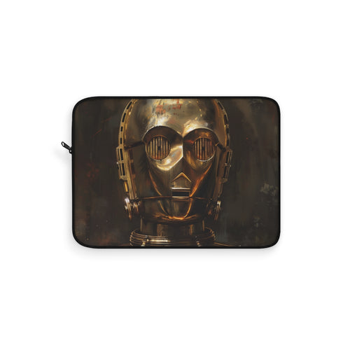 "Golden Star Wars Laptop Sleeve"