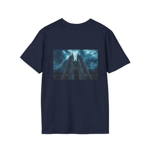 Gothic Cathedral Thunderstorm Art Shirt