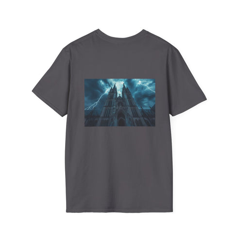 Gothic Cathedral Thunderstorm Art Shirt