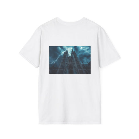 Gothic Cathedral Thunderstorm Art Shirt