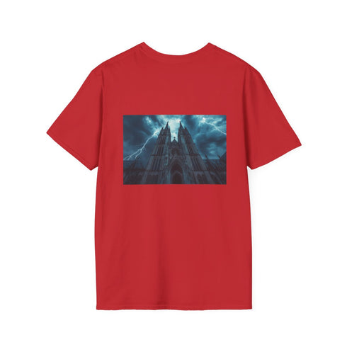 Gothic Cathedral Thunderstorm Art Shirt
