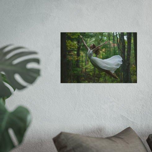 Graceful Ballet Dancer Spinning Poster