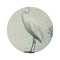 "Graceful Heron Round Rug: A Symbol of Elegance"