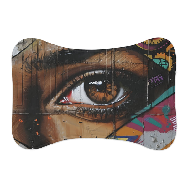 "Graffiti Paw Paradise Mat"