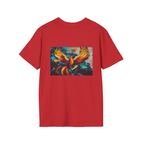 Graffiti Phoenix Brick Wall T-Shirt
