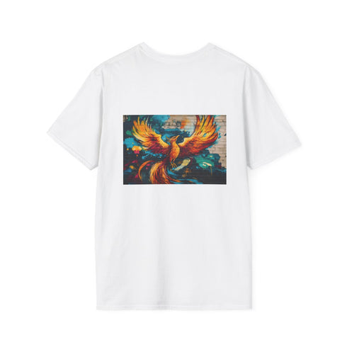 Graffiti Phoenix Brick Wall T-Shirt