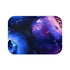 Graffiti Style of Blueberries Vibr Luxury Memory Foam Bath Mat - Top View