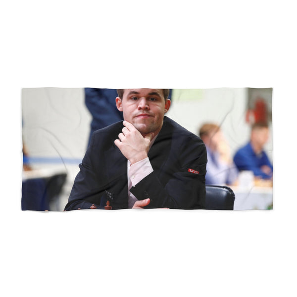 "Grandmaster Chess Beach Towel"