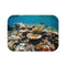 Great Barrier Reef Australia Coral Reef Luxury Memory Foam Bath Mat - Top View
