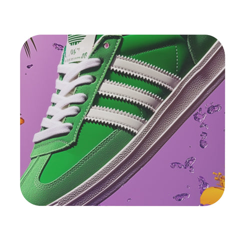 Green Adidas Samba Mouse Pad