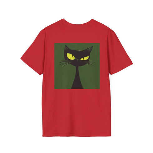 Green Cat Eyes Cartoon Tee