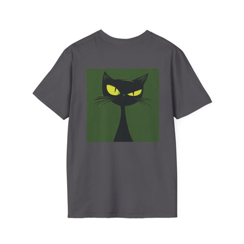 Green Cat Eyes Cartoon Tee