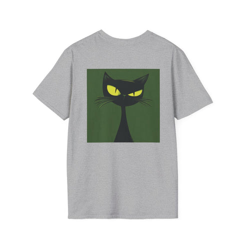 Green Cat Eyes Cartoon Tee
