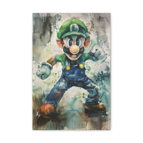 Green-Eyed Hero of Mushroom Kingdom.