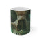 "Green Smoke Skull Biohazard Mug"