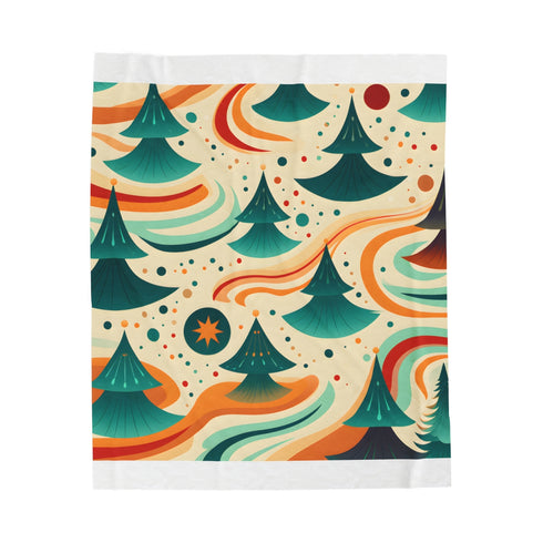 Groovy Marine Texture Blanket