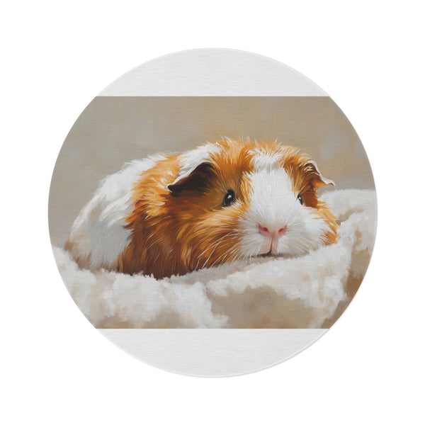 "Guinea Pig Paradise Round Rug"