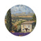 "Gustav Vidal's Illustrated Round Rug"