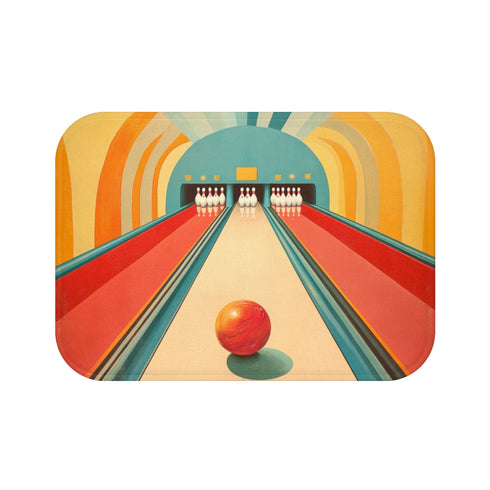 "Gutterball Grip Bath Mat"