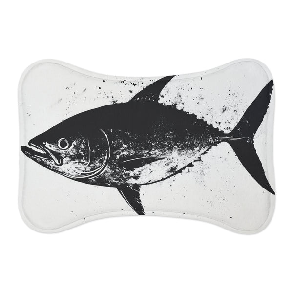 "Gyotaku Ahi Fish Pet Mat"