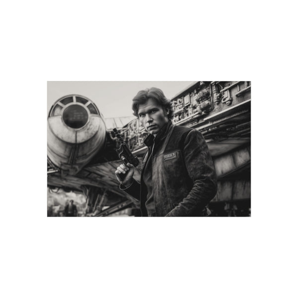 Han Solo Leaning Against Millennium