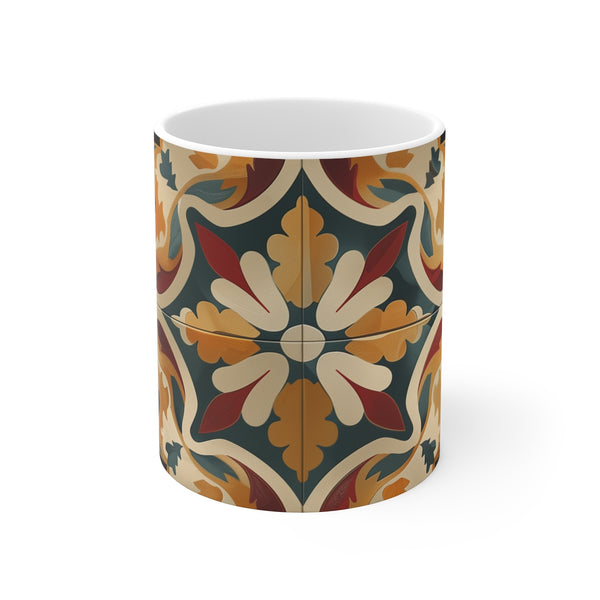 "Handcrafted Artisan Tile Coffee Mug"