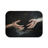 Hands Reaching Out from a Dark Void Representing Th — 61×43 Memory Foam Bath Mat — Top-Down Velvet Microfibre Artwork View