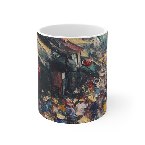 "Hanoi Busy Vietnam Painting Mug"
