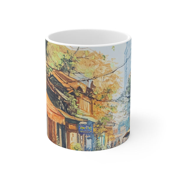 "Hanoi Charm Mug: Timeless Beauty"