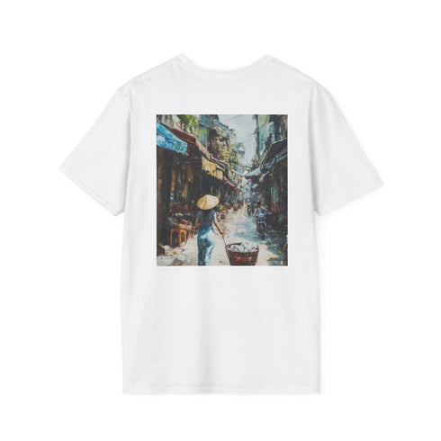 Hanoi Charm: Vibrant Painted Tee