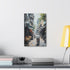 Vibrant Hanoi cityscape canvas in motion for home decor enthusiasts.