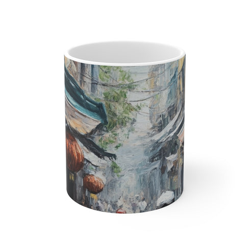 "Hanoi Dream: Vibrant Coffee Mug"