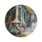 "Hanoi-inspired Round Rug Masterpiece"