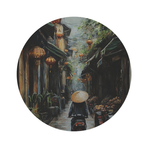 "Hanoi Masterpiece Round Rug"