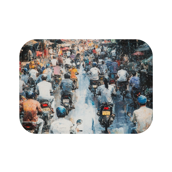 "Hanoi Reflections Bath Mat"