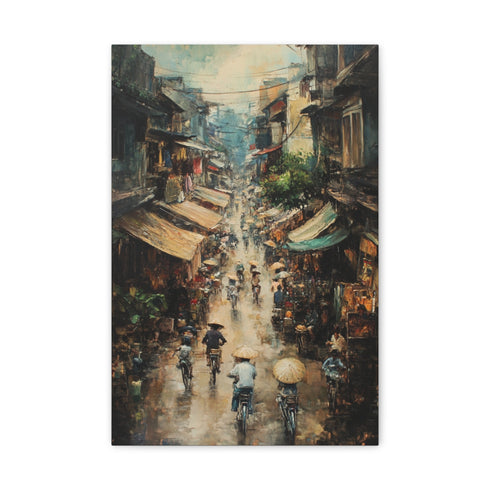 "Hanoi Streets Alive with Energy"