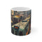 "Hanoi Train Street Mug: Vibrant Vietnam"