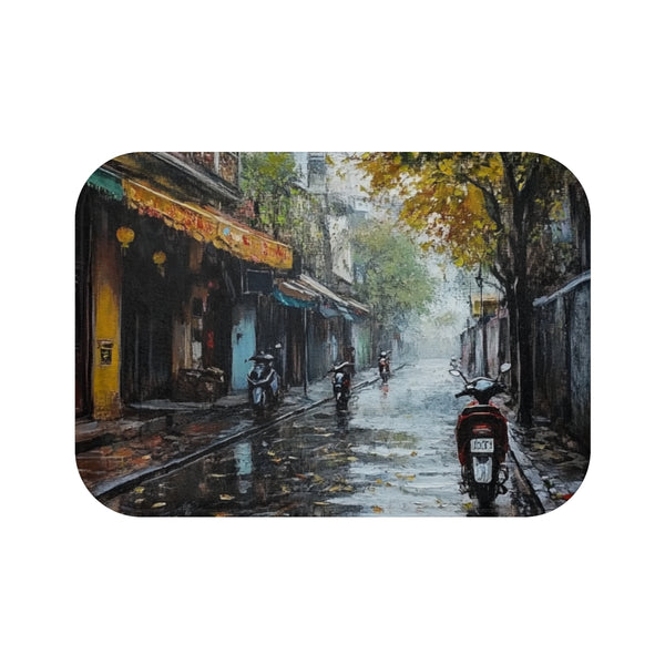 "Hanoi Vietnam-inspired Bath Mat"